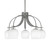 Toltec Lighting - 3925-GP-4811 - Five Light Chandelier - Cavella - Graphite