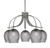 Toltec Lighting - 3925-GP-4902 - Five Light Chandelier - Cavella - Graphite