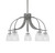 Toltec Lighting - 3925-GP-500 - Five Light Chandelier - Cavella - Graphite