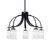 Toltec Lighting - 3925-MB-3001 - Five Light Chandelier - Cavella - Matte Black