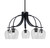 Toltec Lighting - 3925-MB-4810 - Five Light Chandelier - Cavella - Matte Black