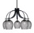 Toltec Lighting - 3925-MB-4902 - Five Light Chandelier - Cavella - Matte Black