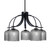 Toltec Lighting - 3925-MB-4912 - Five Light Chandelier - Cavella - Matte Black