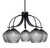 Toltec Lighting - 3925-MB-4922 - Five Light Chandelier - Cavella - Matte Black