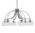 Toltec Lighting - 3926-GP-202 - Six Light Chandelier - Cavella - Graphite