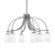 Toltec Lighting - 3926-GP-3001 - Six Light Chandelier - Cavella - Graphite