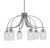 Toltec Lighting - 3926-GP-4250 - Six Light Chandelier - Cavella - Graphite