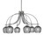 Toltec Lighting - 3926-GP-4602 - Six Light Chandelier - Cavella - Graphite