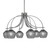Toltec Lighting - 3926-GP-4622 - Six Light Chandelier - Cavella - Graphite