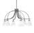 Toltec Lighting - 3926-GP-4761 - Six Light Chandelier - Cavella - Graphite