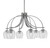 Toltec Lighting - 3926-GP-4810 - Six Light Chandelier - Cavella - Graphite