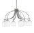 Toltec Lighting - 3926-GP-4811 - Six Light Chandelier - Cavella - Graphite