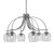 Toltec Lighting - 3926-GP-4812 - Six Light Chandelier - Cavella - Graphite
