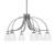 Toltec Lighting - 3926-GP-500 - Six Light Chandelier - Cavella - Graphite