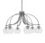 Toltec Lighting - 3926-GP-5110 - Six Light Chandelier - Cavella - Graphite