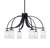 Toltec Lighting - 3926-MB-3001 - Six Light Chandelier - Cavella - Matte Black