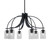 Toltec Lighting - 3926-MB-3002 - Six Light Chandelier - Cavella - Matte Black