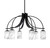 Toltec Lighting - 3926-MB-3009 - Six Light Chandelier - Cavella - Matte Black