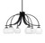 Toltec Lighting - 3926-MB-4101 - Six Light Chandelier - Cavella - Matte Black