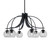 Toltec Lighting - 3926-MB-4102 - Six Light Chandelier - Cavella - Matte Black