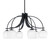 Toltec Lighting - 3926-MB-4811 - Six Light Chandelier - Cavella - Matte Black