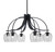 Toltec Lighting - 3926-MB-4812 - Six Light Chandelier - Cavella - Matte Black