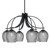 Toltec Lighting - 3926-MB-4902 - Six Light Chandelier - Cavella - Matte Black