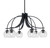 Toltec Lighting - 3926-MB-5110 - Six Light Chandelier - Cavella - Matte Black