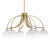 Toltec Lighting - 3926-NAB-212 - Six Light Chandelier - Cavella - New Age Brass