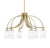 Toltec Lighting - 3926-NAB-3001 - Six Light Chandelier - Cavella - New Age Brass