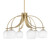Toltec Lighting - 3926-NAB-4811 - Six Light Chandelier - Cavella - New Age Brass