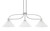 Toltec Lighting - 3936-GP-2121 - Three Light Island Pendant - Cavella - Graphite