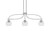 Toltec Lighting - 3936-GP-4100 - Three Light Island Pendant - Cavella - Graphite
