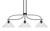 Toltec Lighting - 3936-MB-306 - Three Light Island Pendant - Cavella - Matte Black
