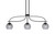 Toltec Lighting - 3936-MB-5112 - Three Light Island Pendant - Cavella - Matte Black
