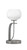 Toltec Lighting - 39-GP-212 - One Light Table Lamp - Cavella - Graphite