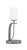 Toltec Lighting - 39-GP-310 - One Light Table Lamp - Cavella - Graphite