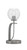 Toltec Lighting - 39-GP-5110 - One Light Table Lamp - Cavella - Graphite