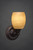 Toltec Lighting - 40-DG-625 - One Light Wall Sconce - Any - Dark Granite