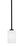 Toltec Lighting - 4501-MB-3001 - One Light Mini Pendant - Atlas - Matte Black