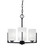 Toltec Lighting - 4503-MB-3001 - Three Light Chandelier - Atlas - Matte Black