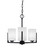 Toltec Lighting - 4503-MB-310 - Three Light Chandelier - Atlas - Matte Black