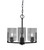 Toltec Lighting - 4503-MB-542 - Three Light Chandelier - Atlas - Matte Black
