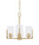 Toltec Lighting - 4503-NAB-300 - Three Light Chandelier - Atlas - New Age Brass