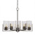 Toltec Lighting - 4505-GP-300 - Five Light Chandelier - Atlas - Graphite