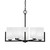 Toltec Lighting - 4505-MB-541 - Five Light Chandelier - Atlas - Matte Black