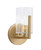 Toltec Lighting - 4511-NAB-300 - One Light Wall Sconce - Atlas - New Age Brass
