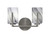 Toltec Lighting - 4512-GP-3009 - Two Light Bath Bar - Atlas - Graphite