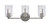 Toltec Lighting - 4513-GP-3002 - Three Light Bath Bar - Atlas - Graphite
