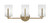 Toltec Lighting - 4513-NAB-310 - Three Light Bath Bar - Atlas - New Age Brass